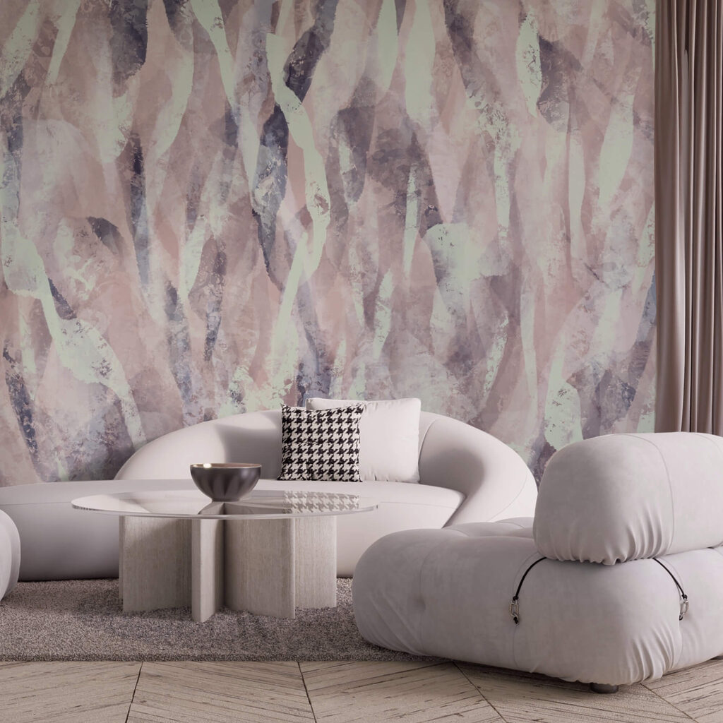 – Soft hues create gentle movement