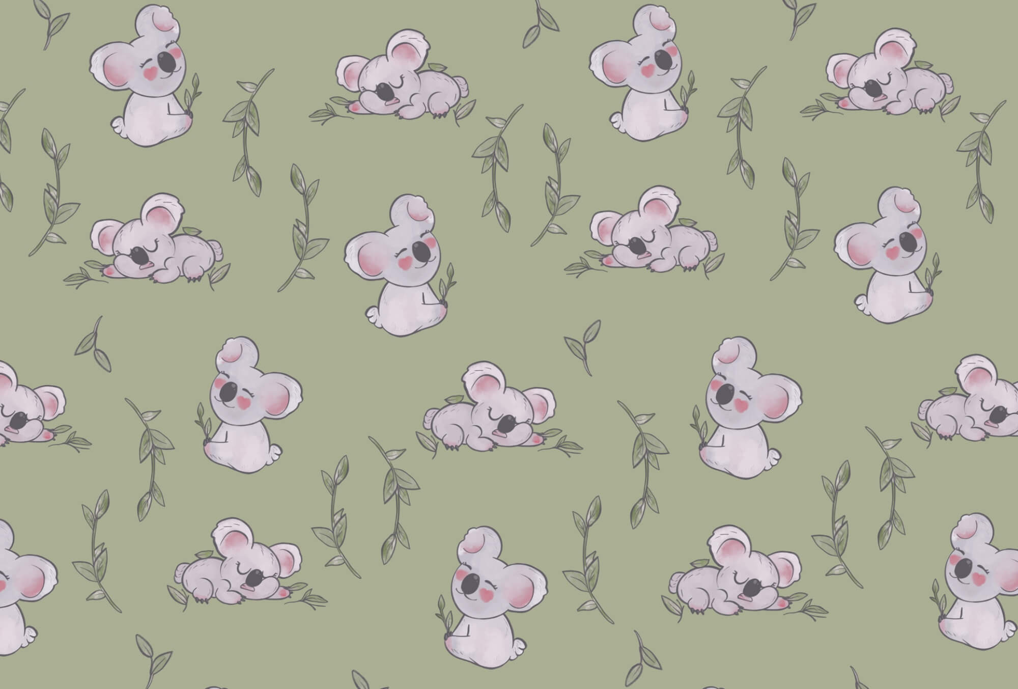 Pattern of koala bears Pattern of koala bears