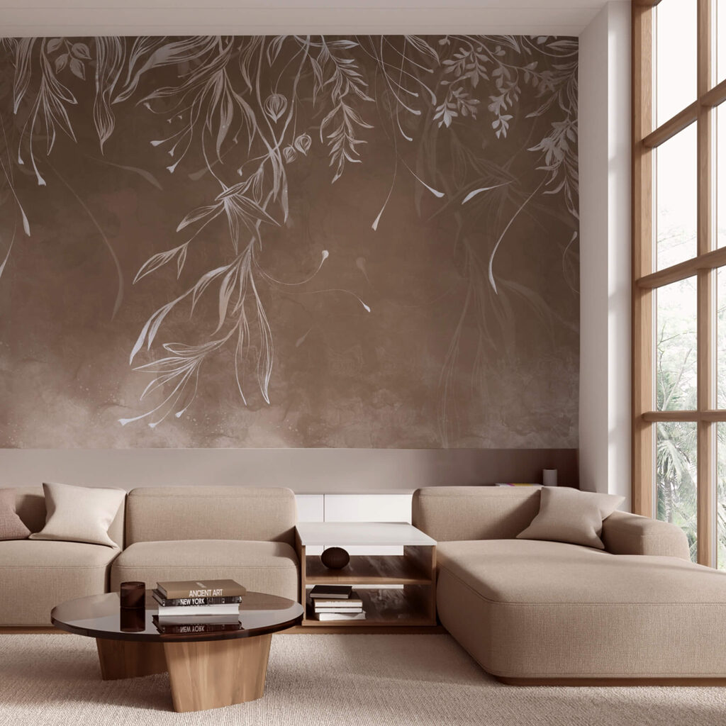 Delicate patterns in soft tones