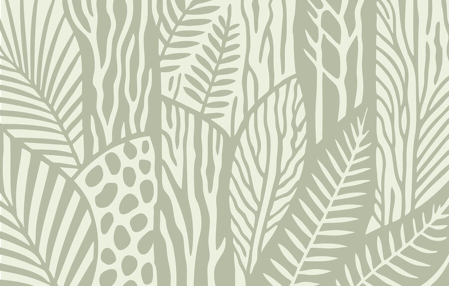 Wall murals Pattern of leaves and branches - Image 3