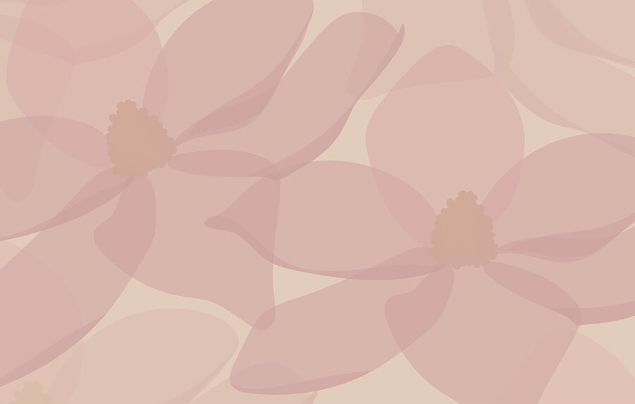 Wall murals Soft petals in gentle hues. - Image 3