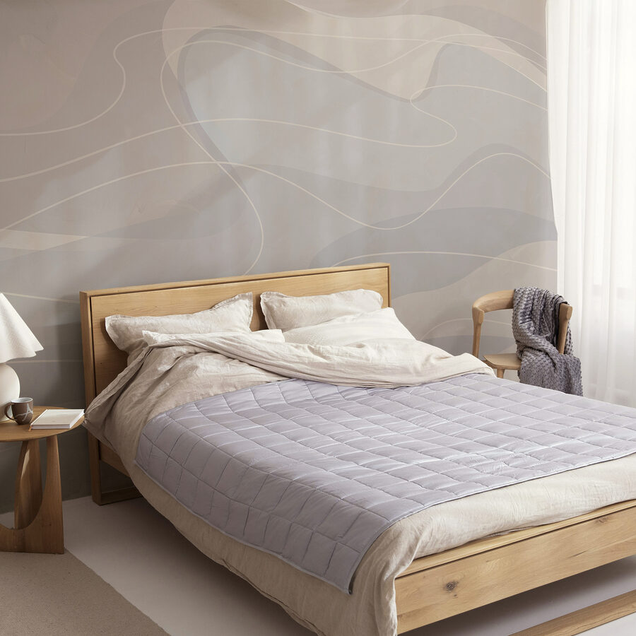 White and gray background with lines