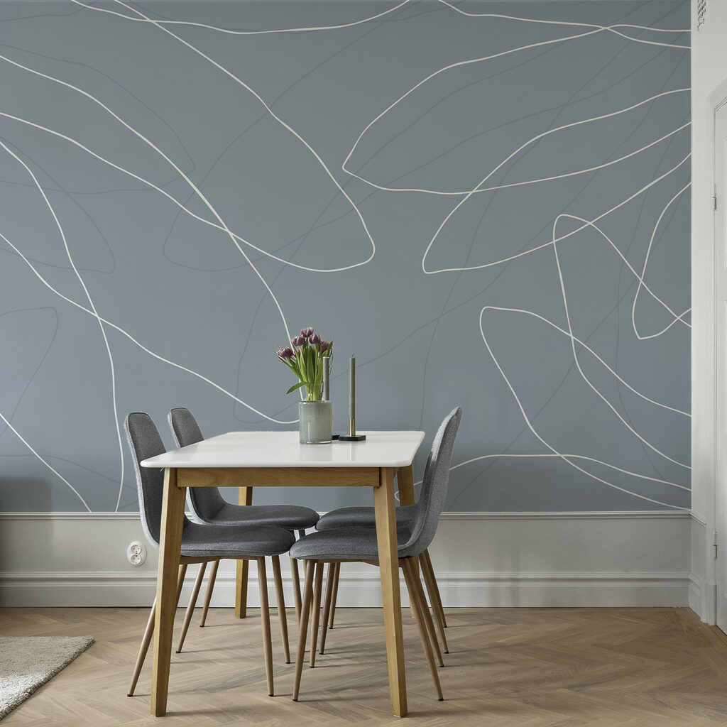 Blue background with white lines Blue background with white lines