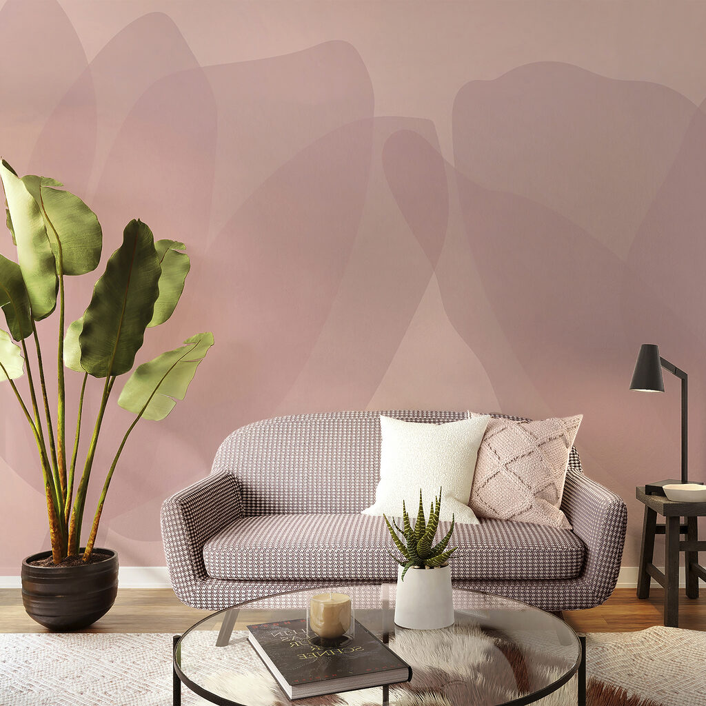 Pink and white background