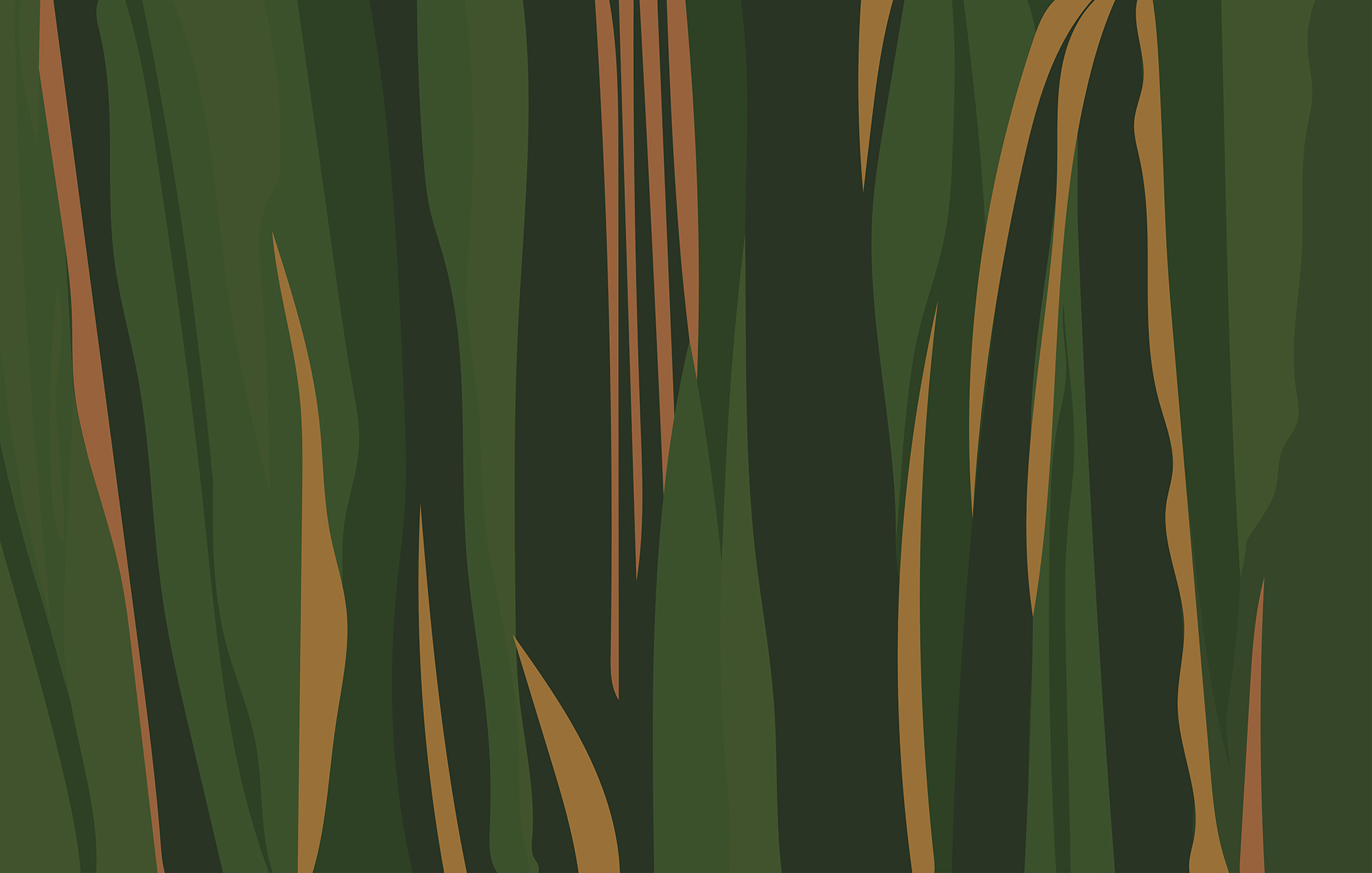 Green and brown striped pattern