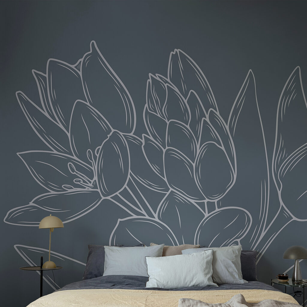 Delicate flowers against a dark background Delicate flowers against a dark background