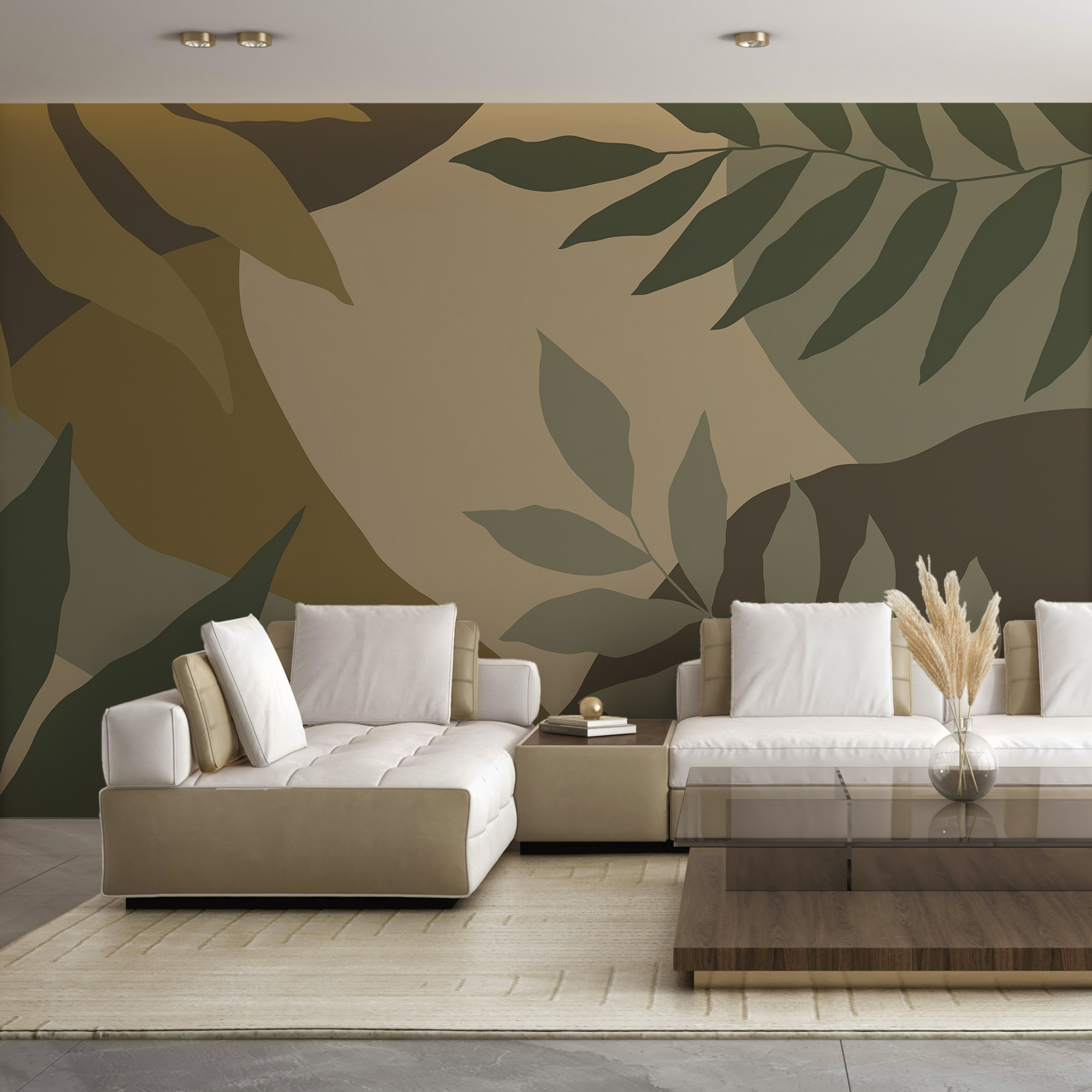 Camouflaged image of leaves Camouflaged image of leaves