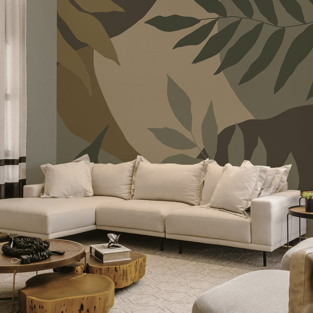 Camouflaged image of leaves Camouflaged image of leaves