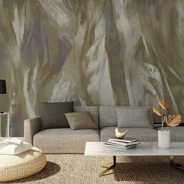 Abstract waves in soft colors