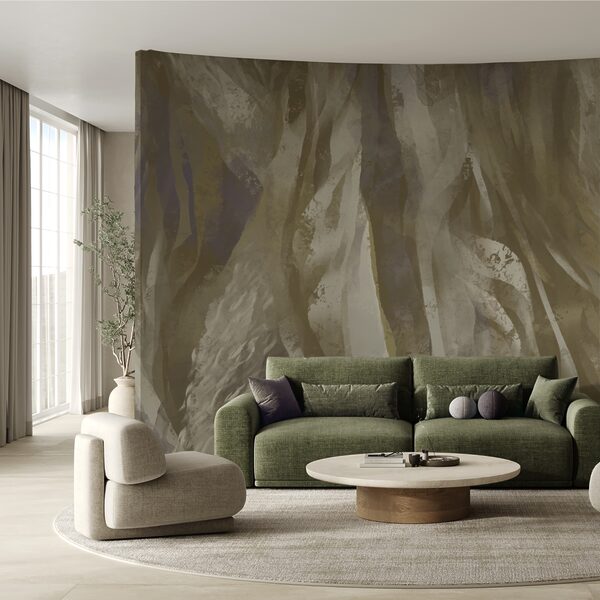 Abstract waves in soft colors