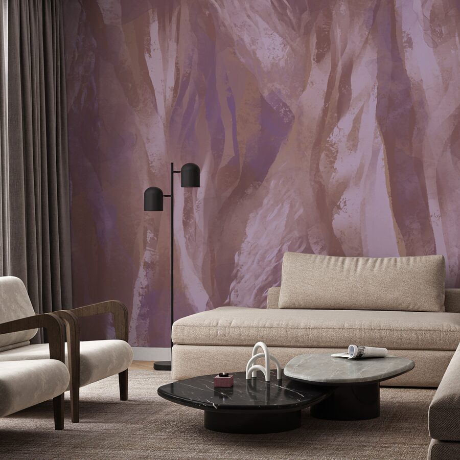Wall murals Flowing colors in soft hues. - Image 2