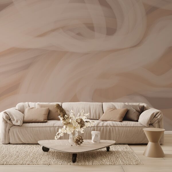 Soft waves in warm tones. Soft waves in warm tones.