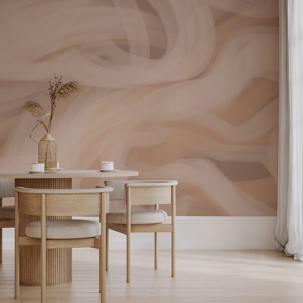 Soft waves in warm tones. Soft waves in warm tones.