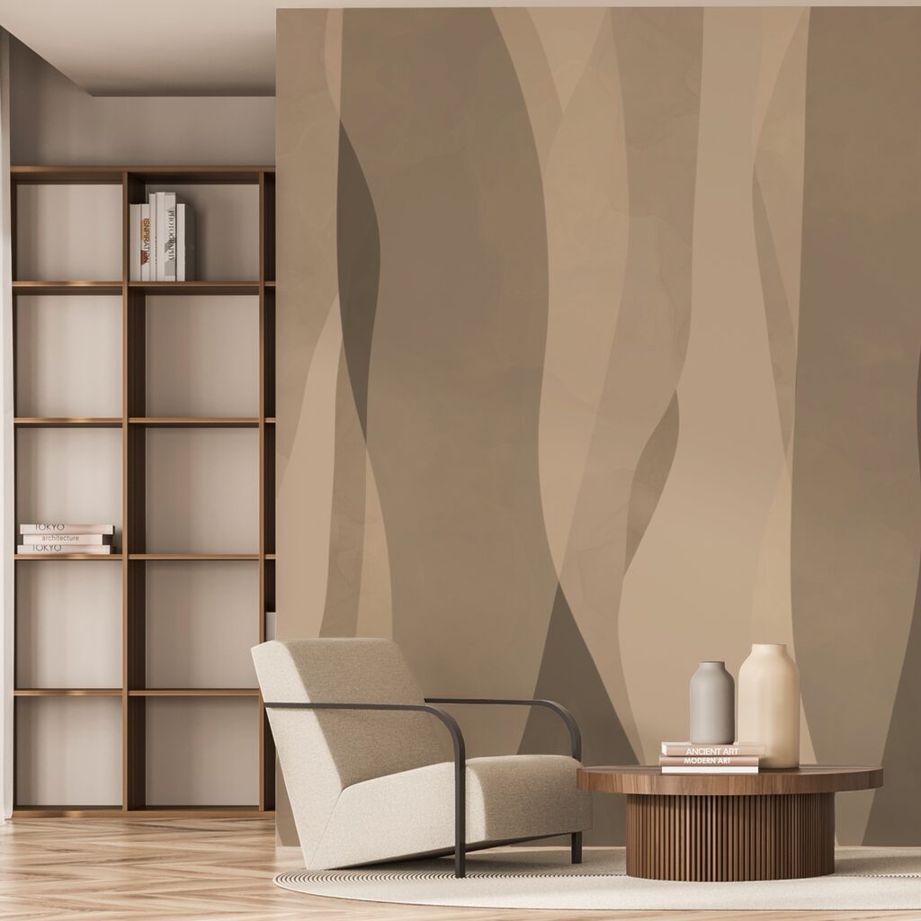 – Abstract layers of earthy tones – Abstract layers of earthy tones