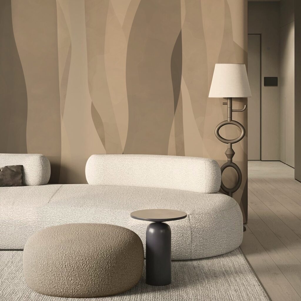 – Abstract layers of earthy tones – Abstract layers of earthy tones