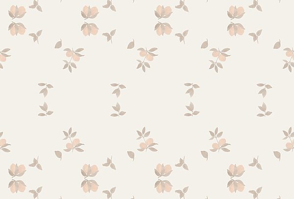 Pattern of leaves and flowers