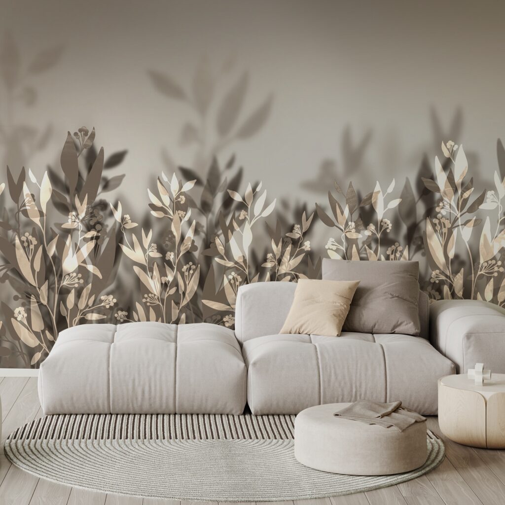 Gentle leaves in soft shadows