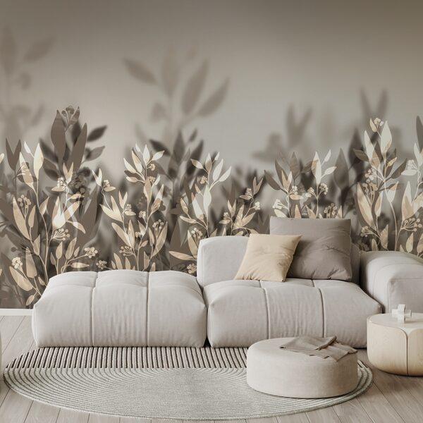 Gentle leaves in soft shadows