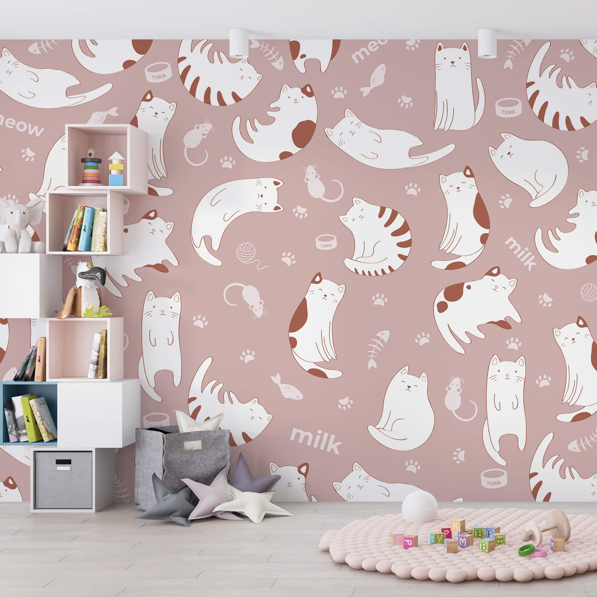 Pattern of cats and mice