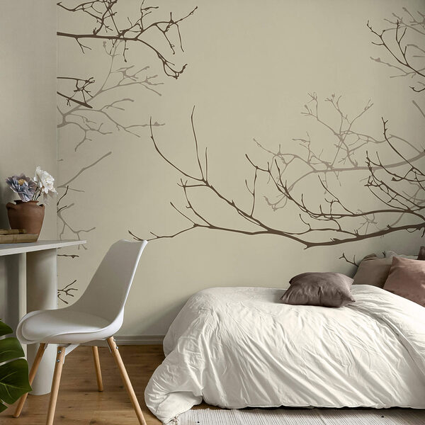 Wall murals Group of bare branches Wall murals Group of bare branches