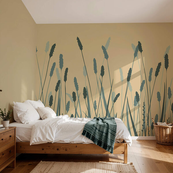 Gentle waves of green swaying gracefully