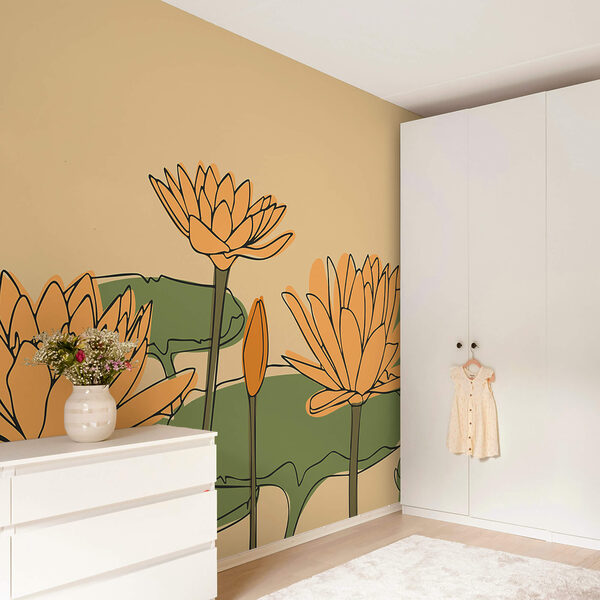 Group of yellow flowers Group of yellow flowers