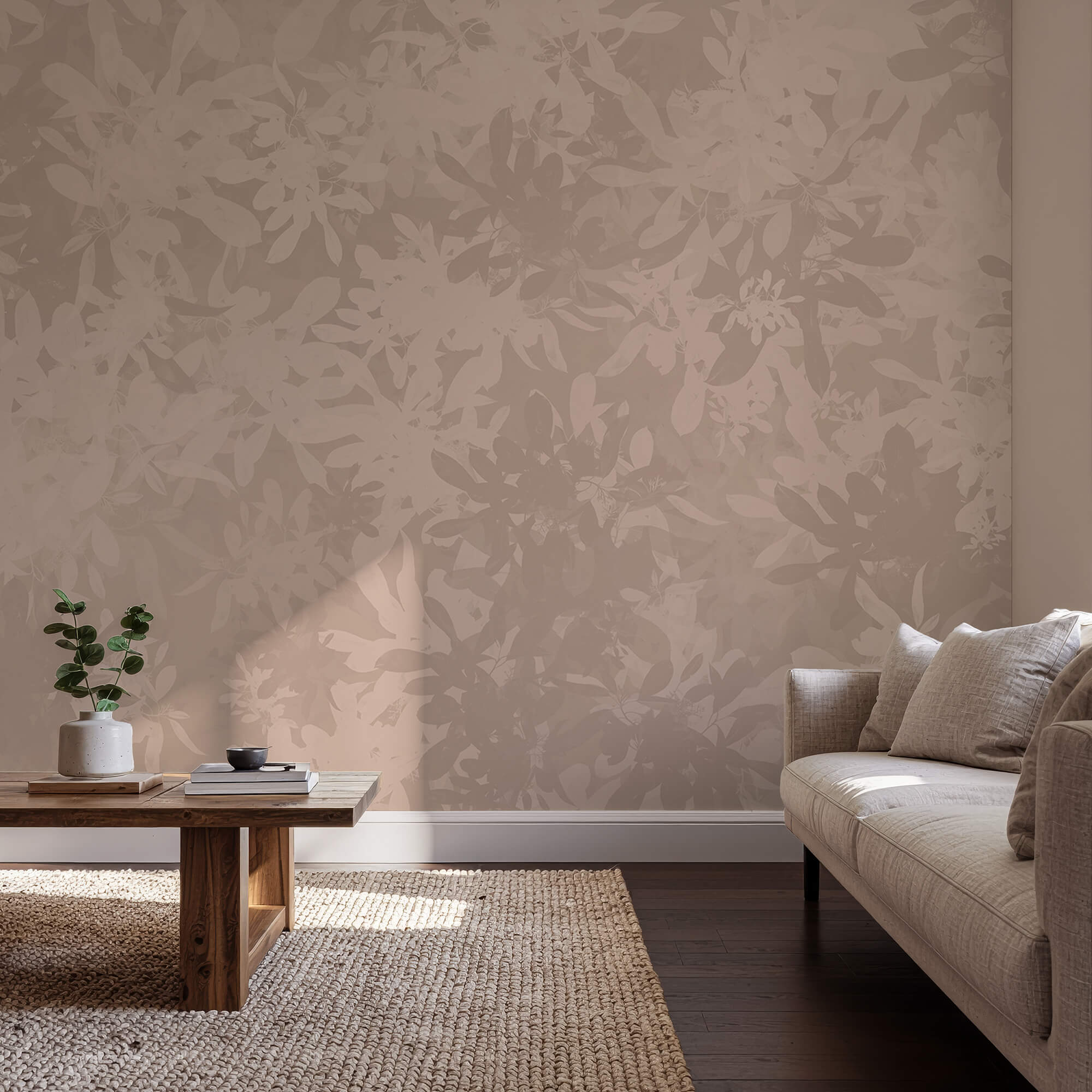 Soft floral patterns in muted tones Soft floral patterns in muted tones