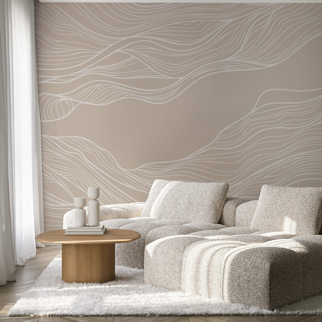 White lines on a brown background White lines on a brown background