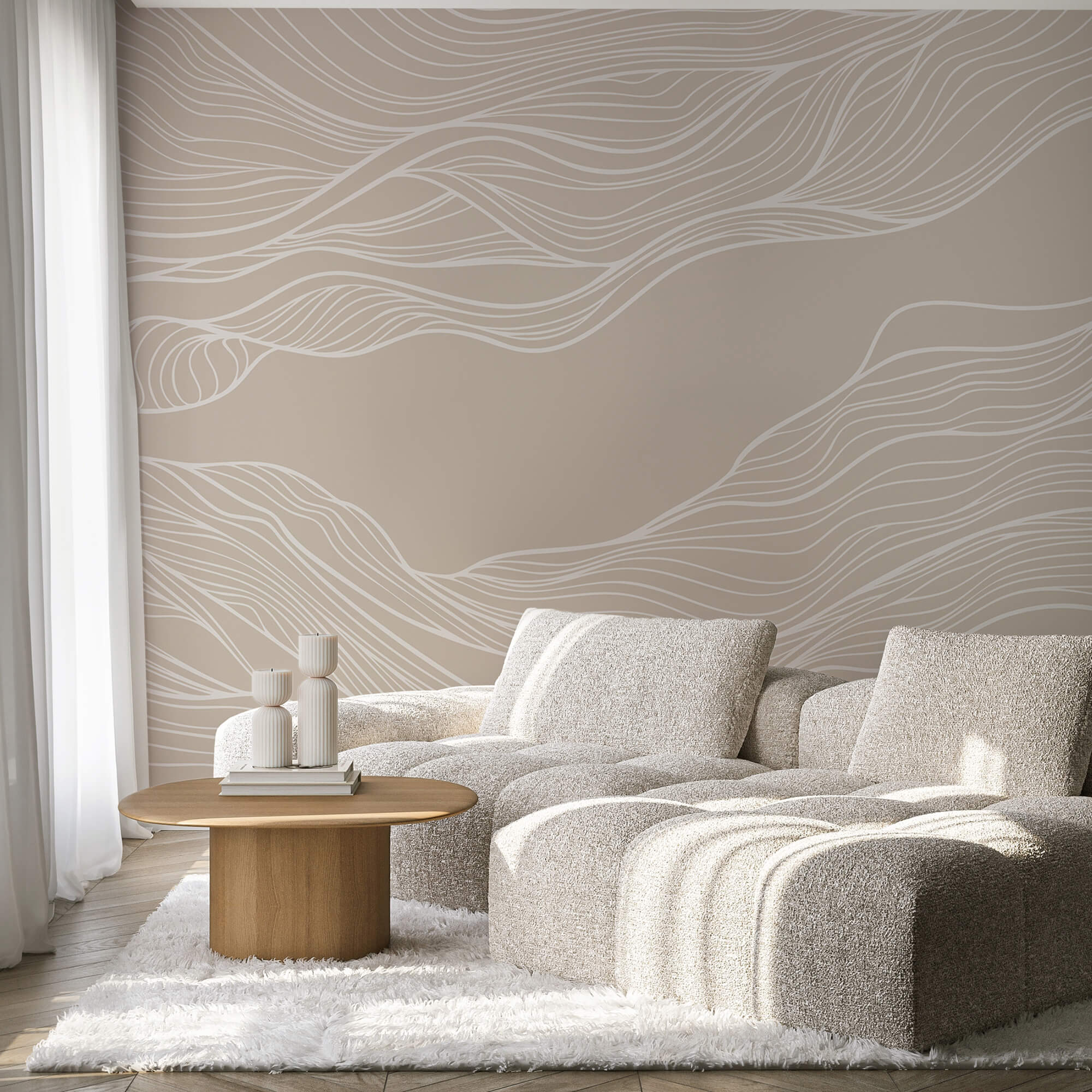 White lines on a brown background White lines on a brown background