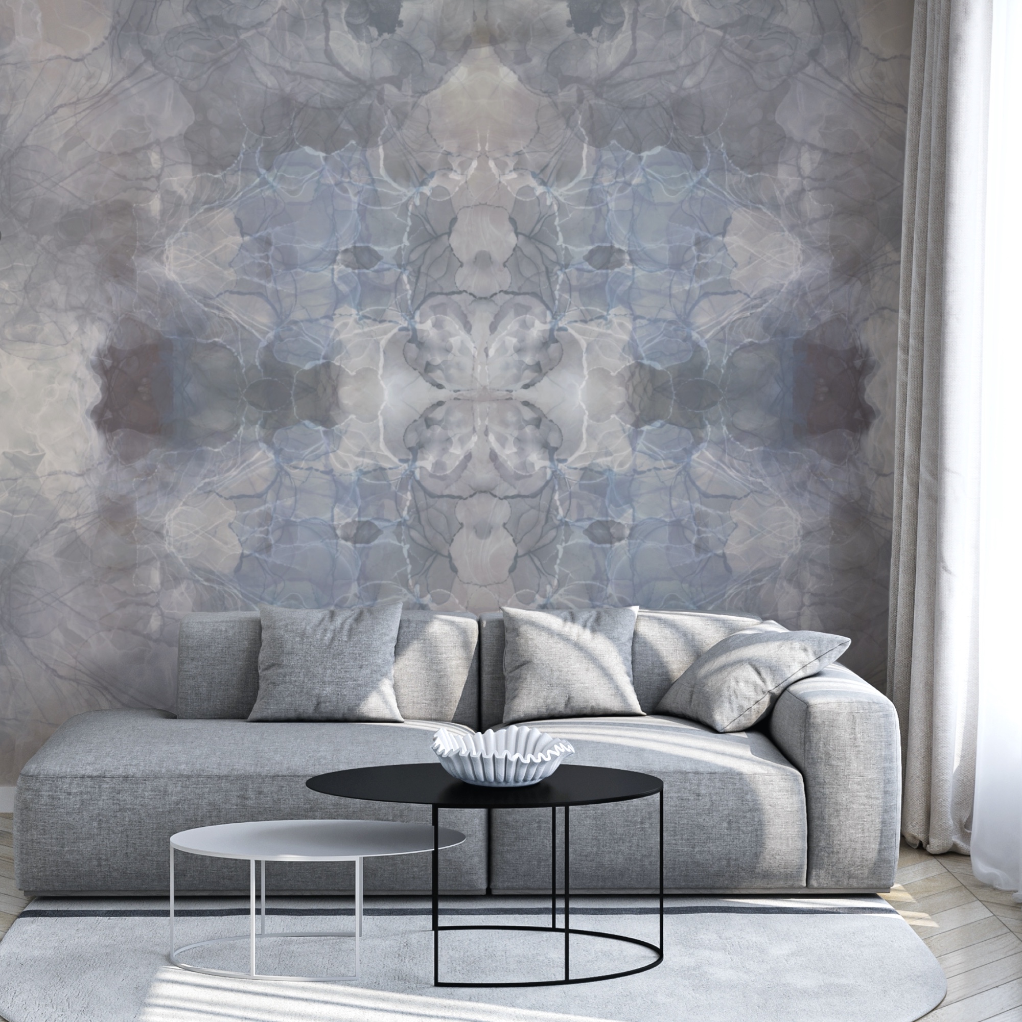 Grey and white background