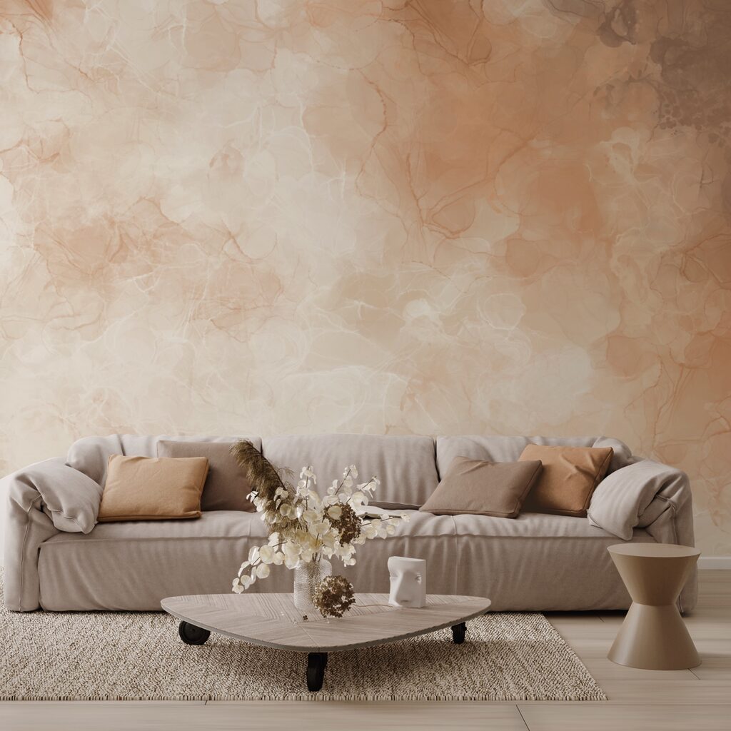 Subtle hues blending softly together