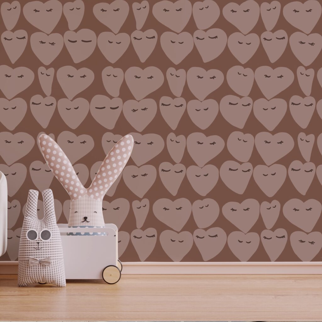 Heart patterns spreading joy everywhere