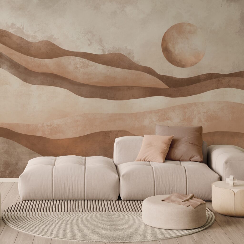 Painting of a desert landscape