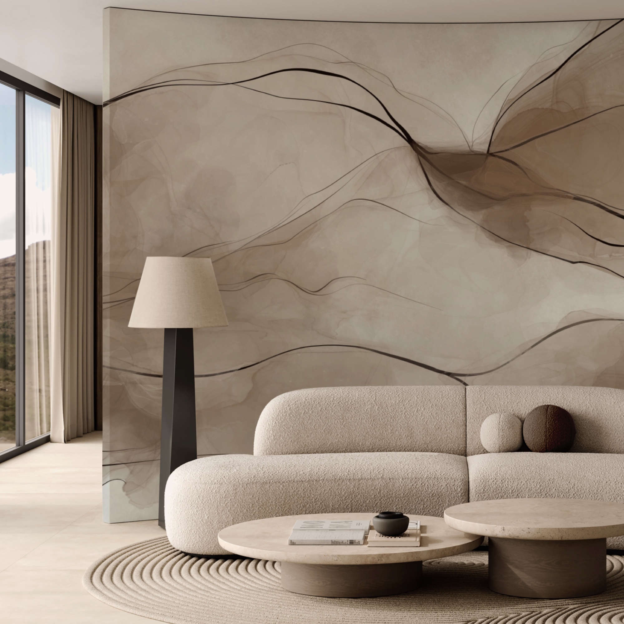 Ethereal waves of flowing colors