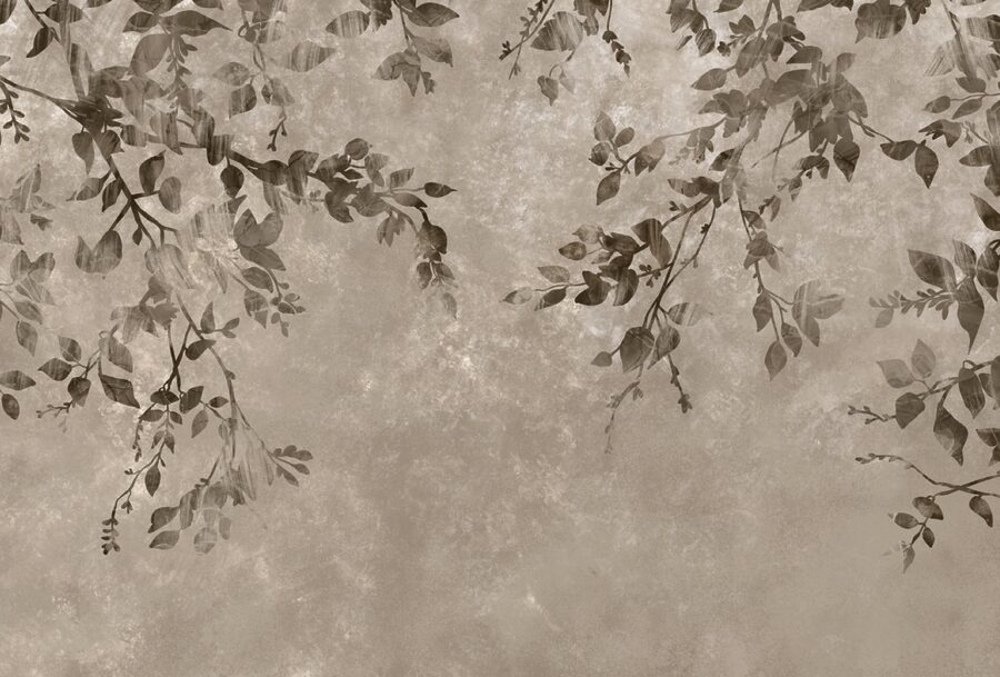 Tree branches with leaves