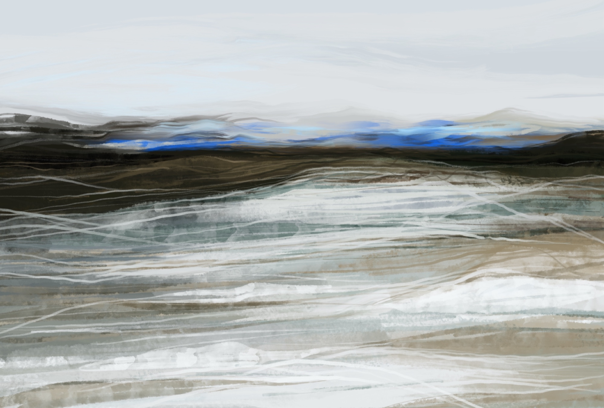 Painting of a landscape Painting of a landscape