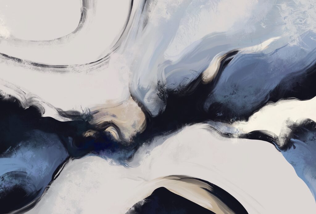 Abstract waves in soft tones Abstract waves in soft tones