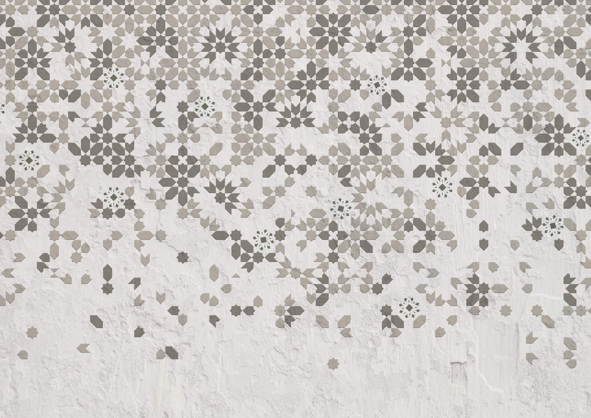 Wall with many different patterns Wall with many different patterns