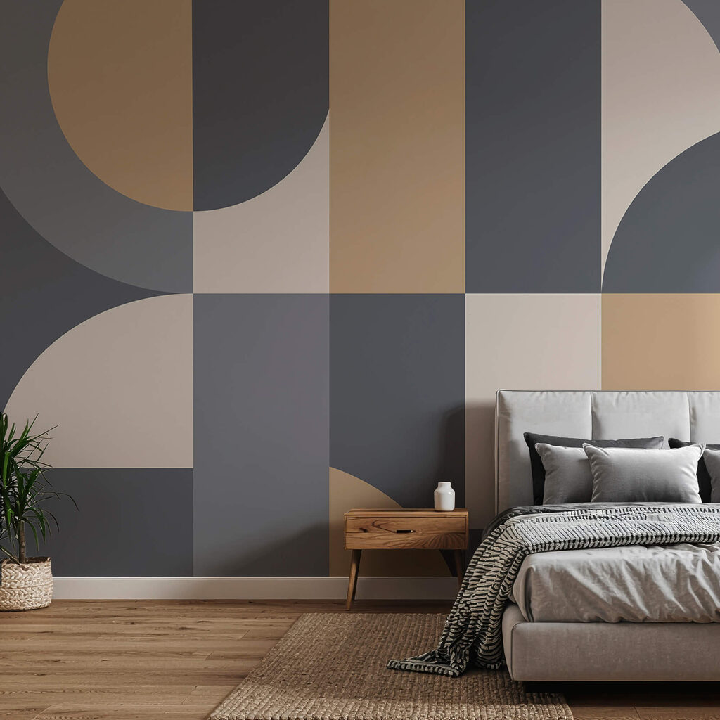 Grey and white geometric pattern Grey and white geometric pattern