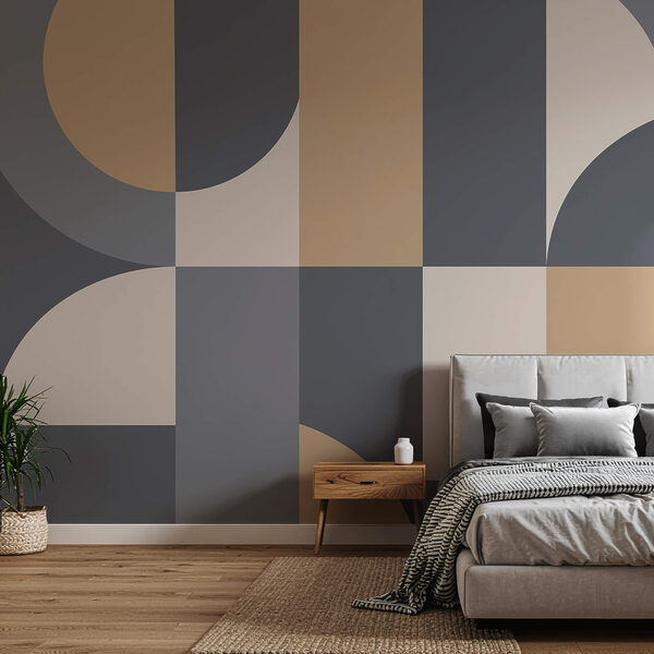 Grey and white geometric pattern Grey and white geometric pattern