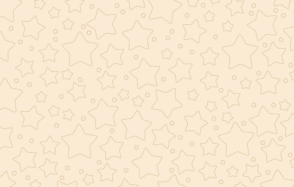 Pattern of stars and a few stars