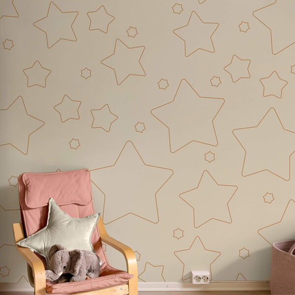 Pattern of stars and a few stars