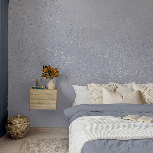 Wall murals Wall murals White and purple background with small specks (SKU: t00255)