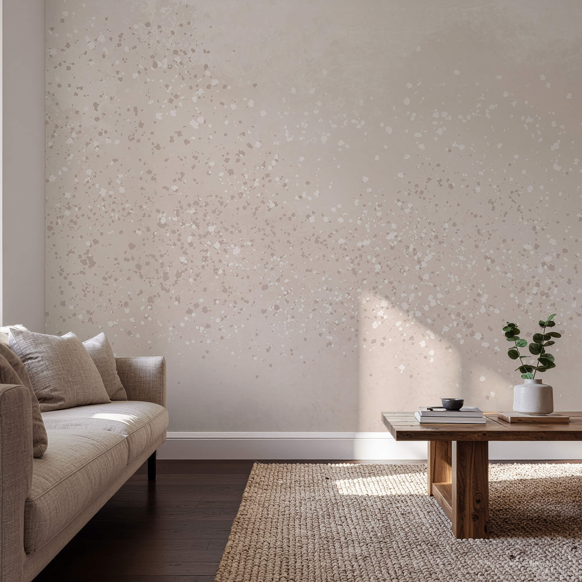 White speckled background