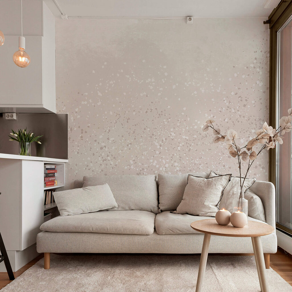 White speckled background