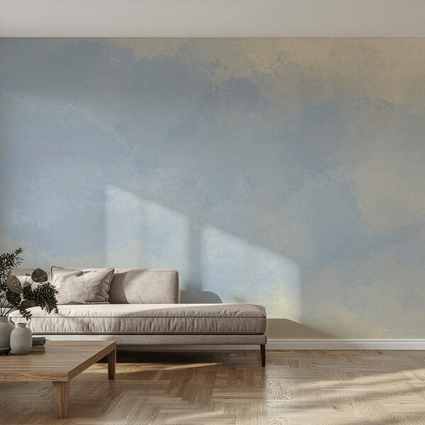 Wall murals Wall murals Blue and white background (SKU: t00257)