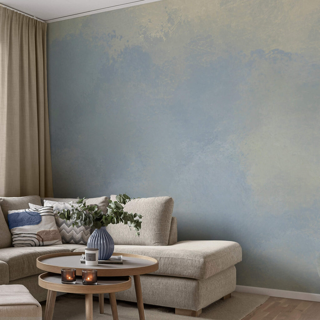 Blue and white background