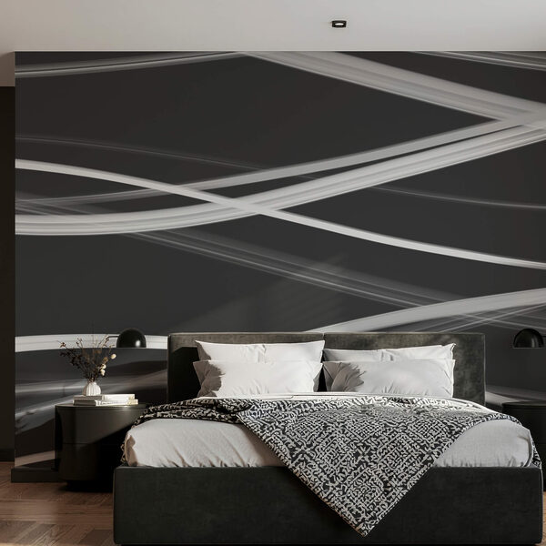White lines on a black background White lines on a black background