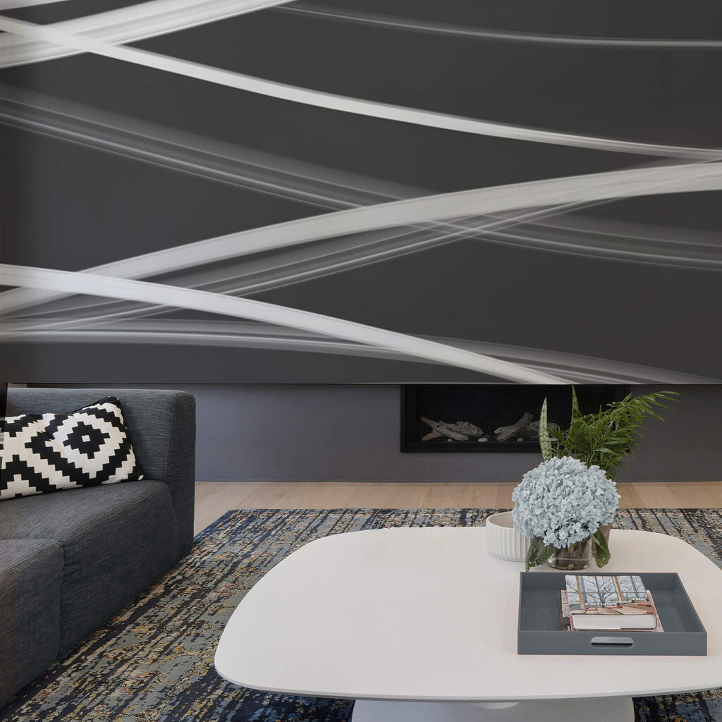 White lines on a black background White lines on a black background