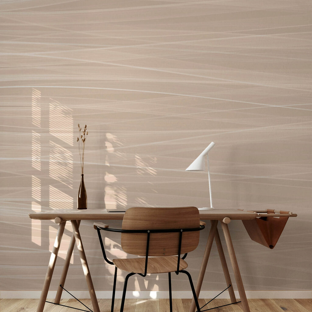 White lines on a beige surface White lines on a beige surface